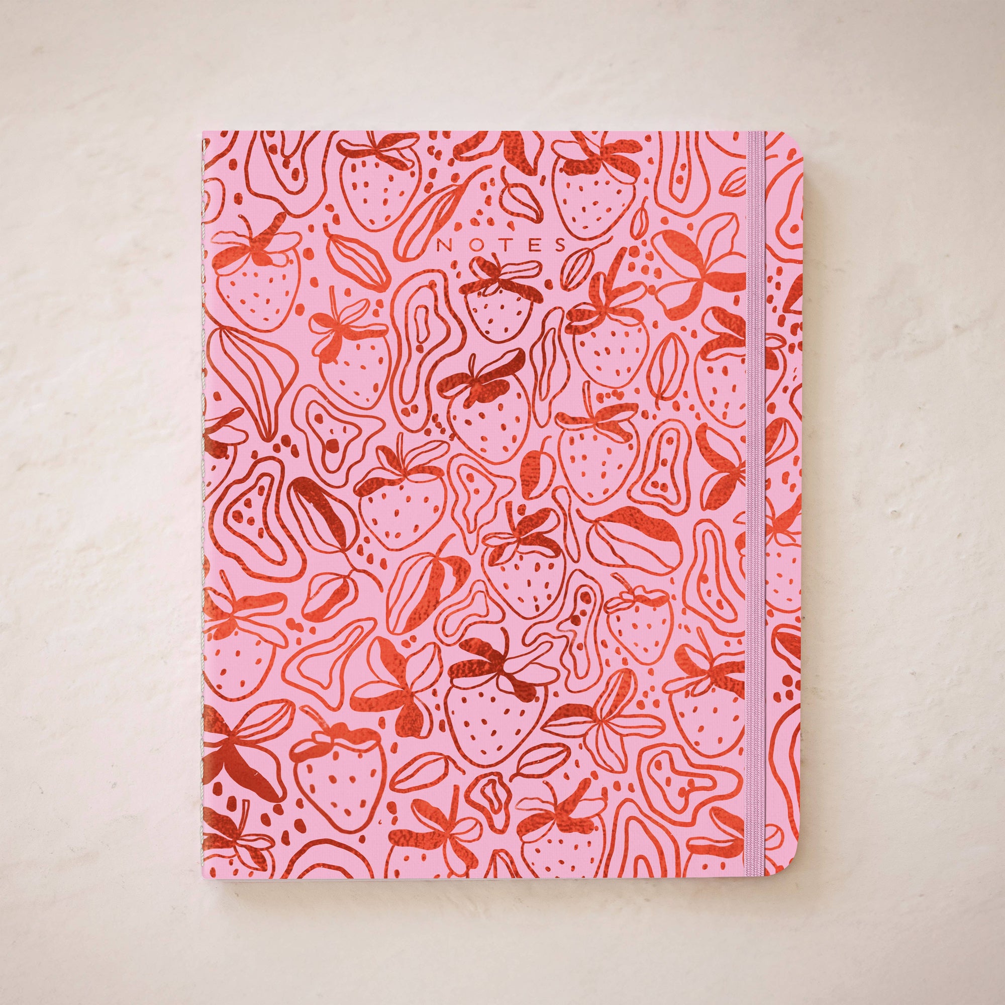White Vase Floral Sewn Trio Notebook set