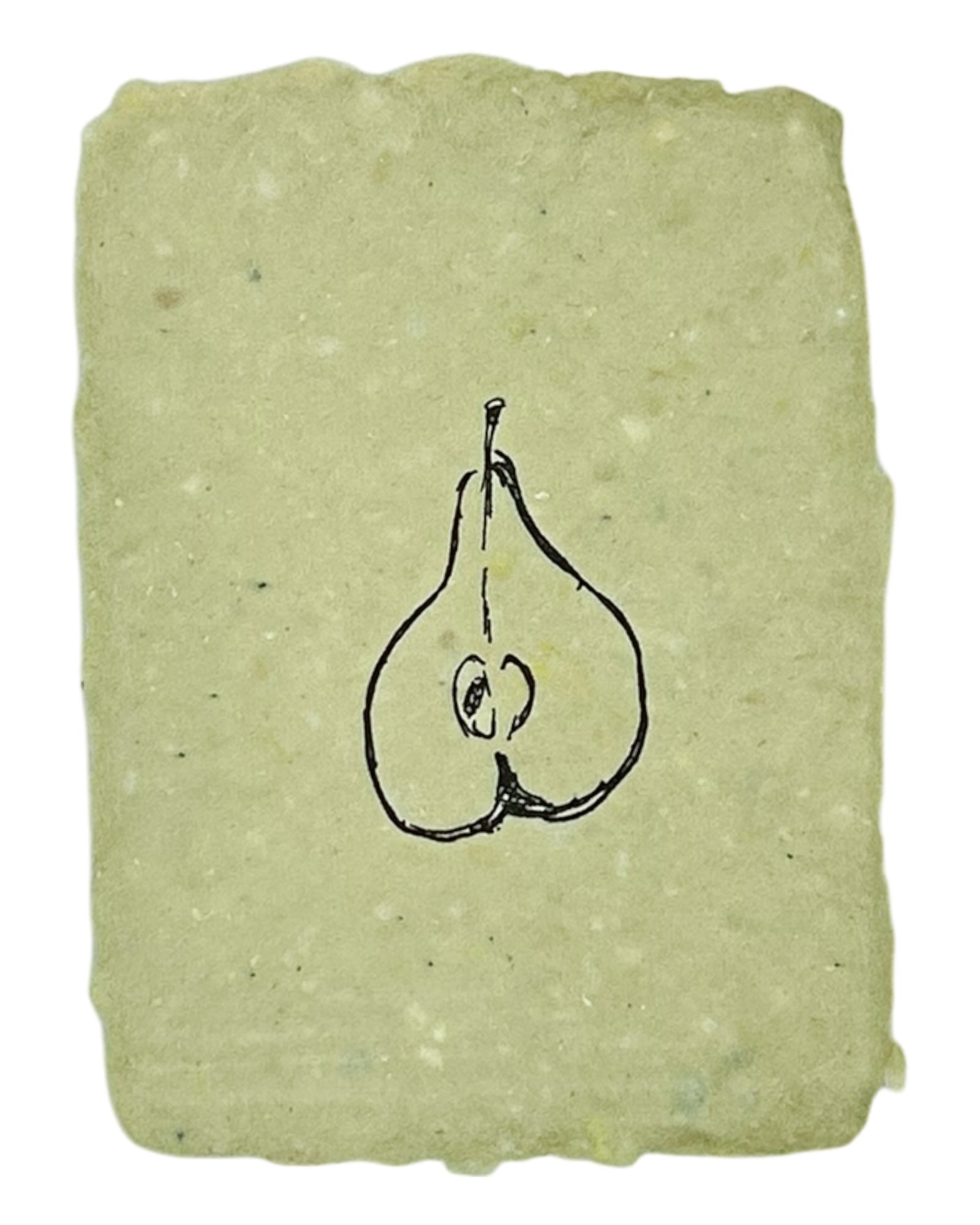 pear note card