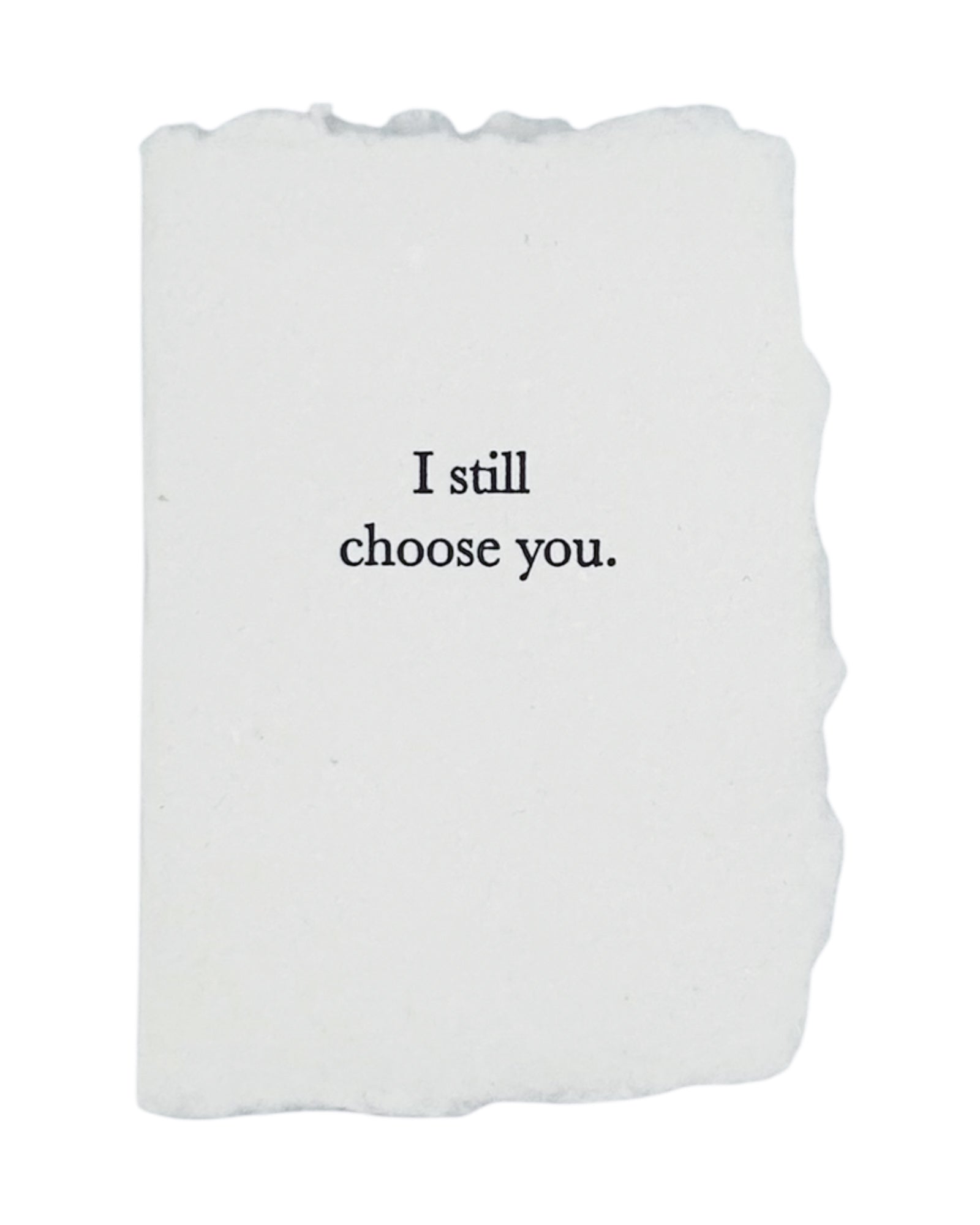 I still choose you card