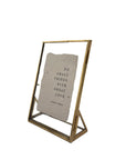 Glass Picture Frame - Tabletop 5x7in (recommend for 3.5x5in art prints)
