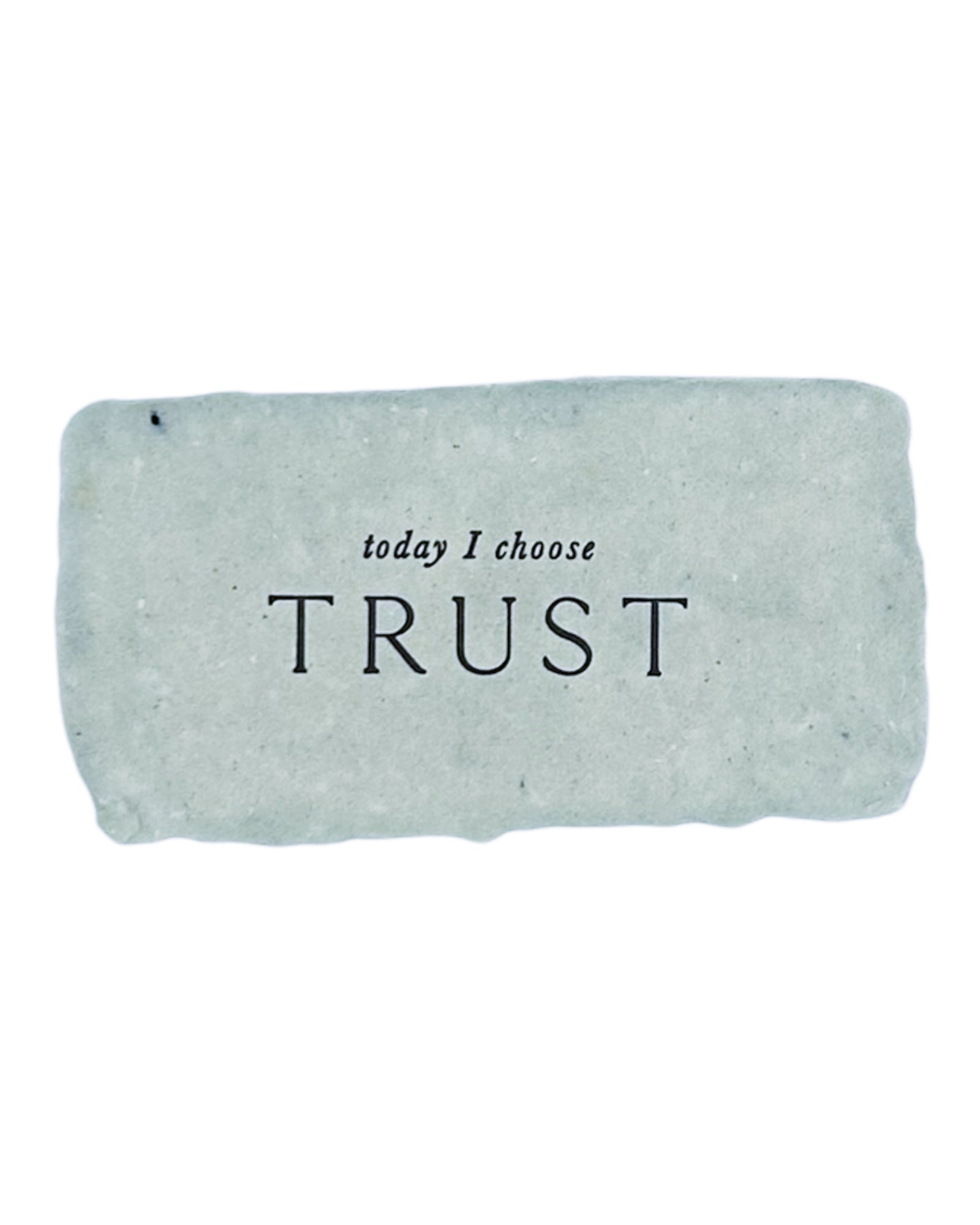 today I choose trust intention card
