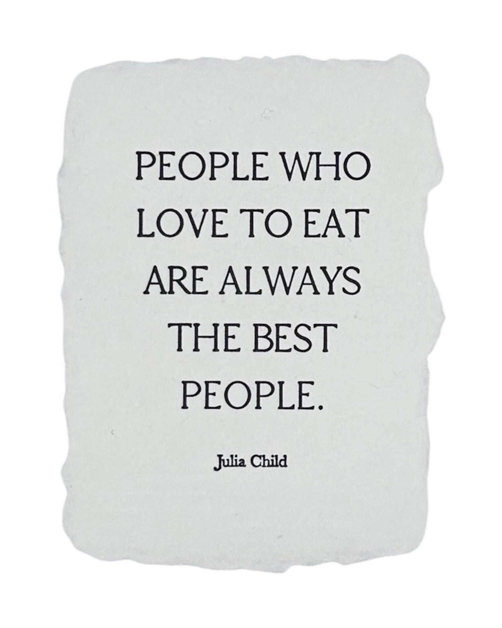 love to eat quote note card