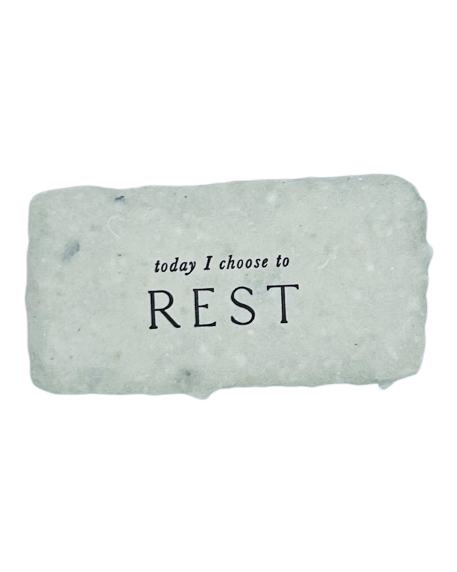 today I choose rest intention card