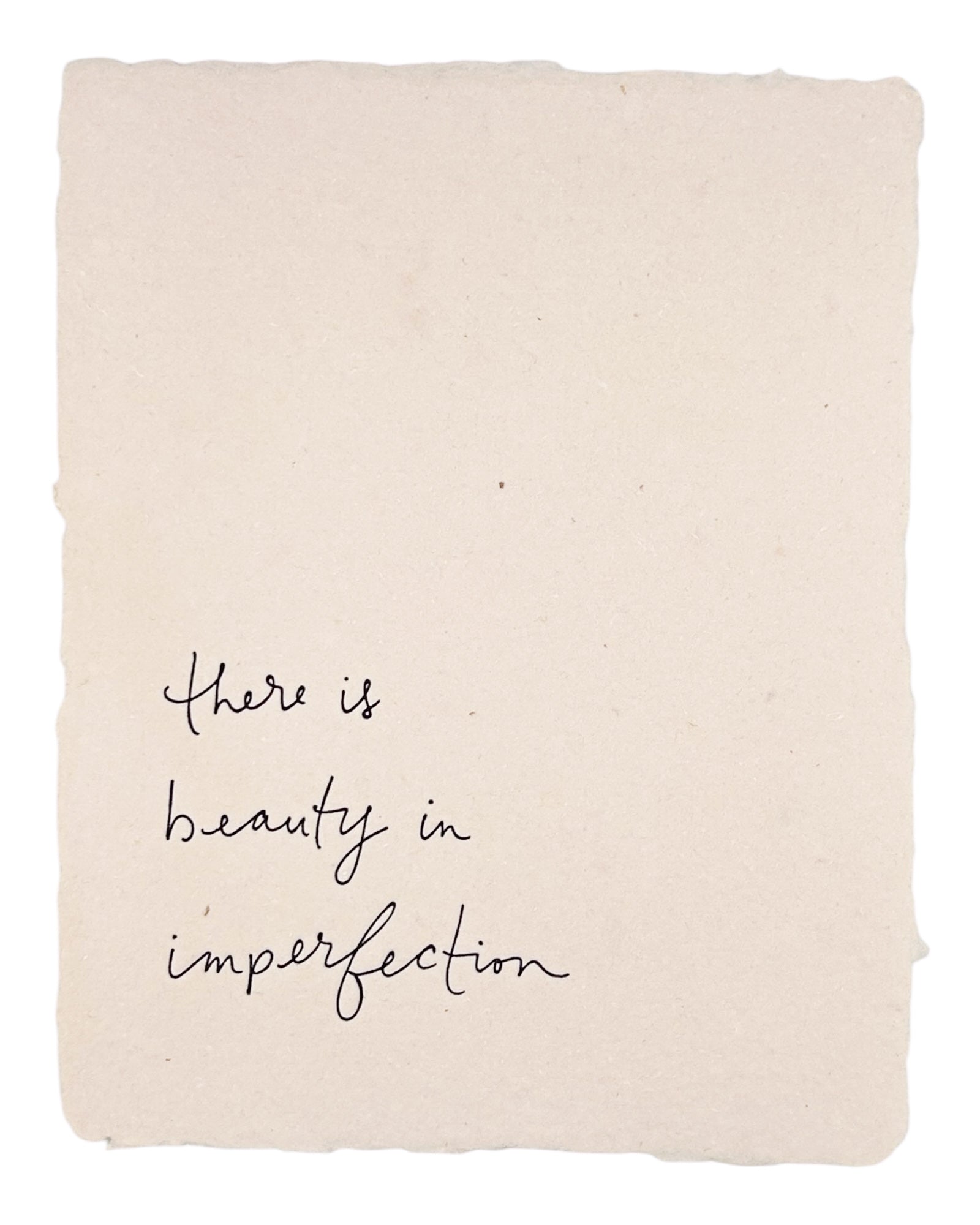 there is beauty in imperfection art print