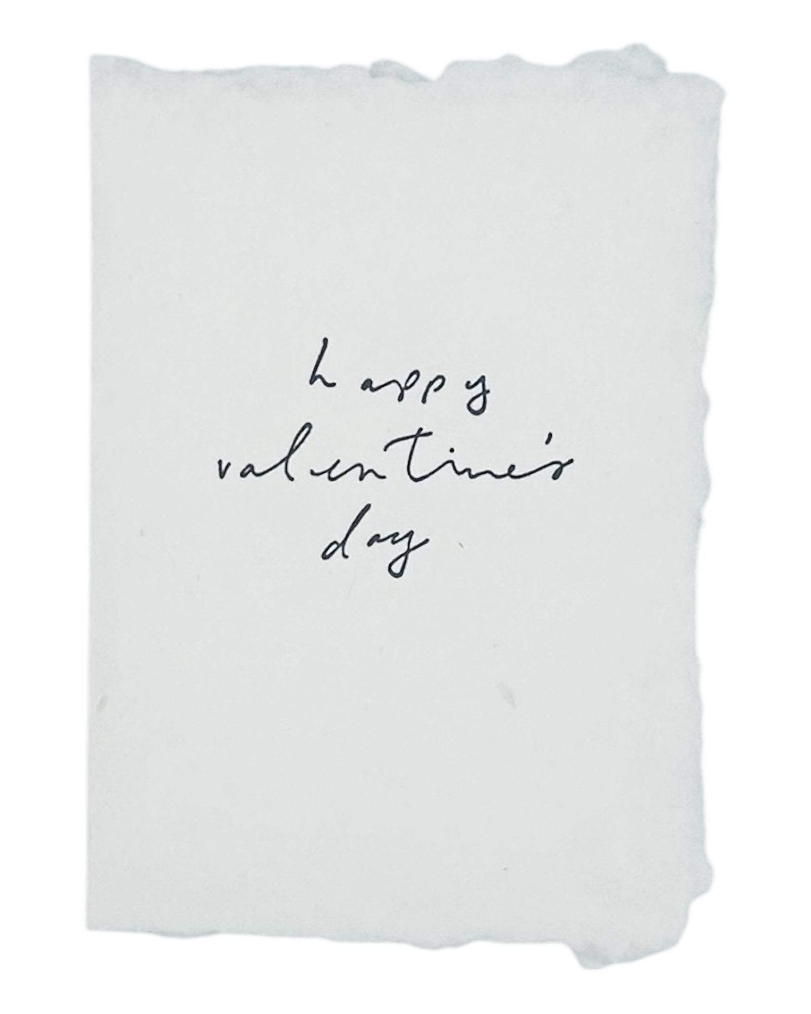handwritten happy valentine’s day card