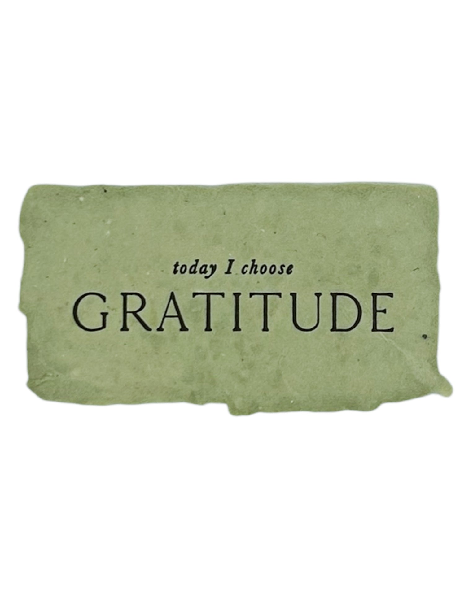 today I choose gratitude intention card