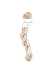 Lace Plant-Dyed Sari Silk Ribbon - 5 yards