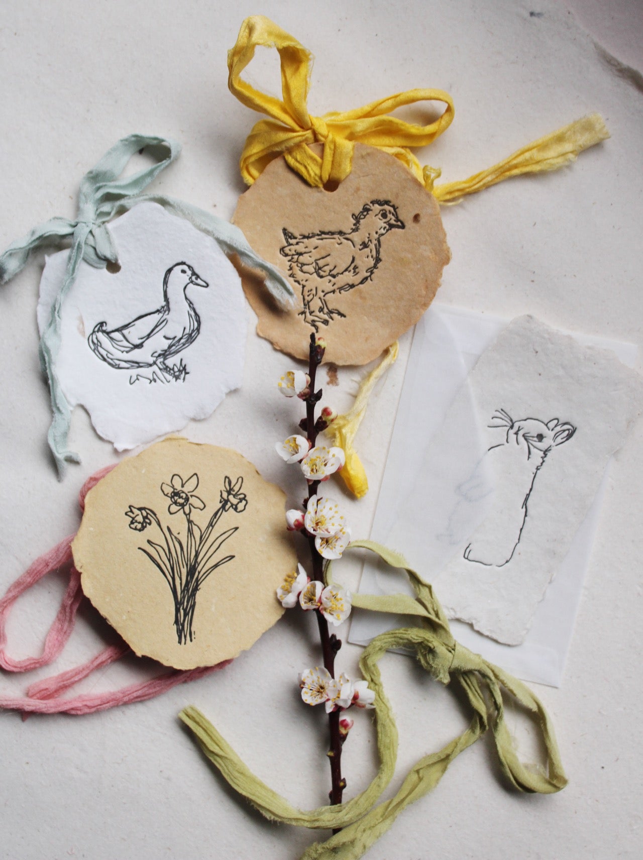 Spring Tiny Cards and Tags
