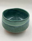 Yamasei Japanese Matcha Bowl - Blue/Green Gloss