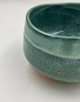 Yamasei Japanese Matcha Bowl - Blue/Green Gloss