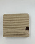 100% Baby Alpaca Accordion Scarf Solid Color 9" x 78"