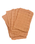 Terra Cotta 3.75x5.25 Handmade Paper with Custom Letterpress
