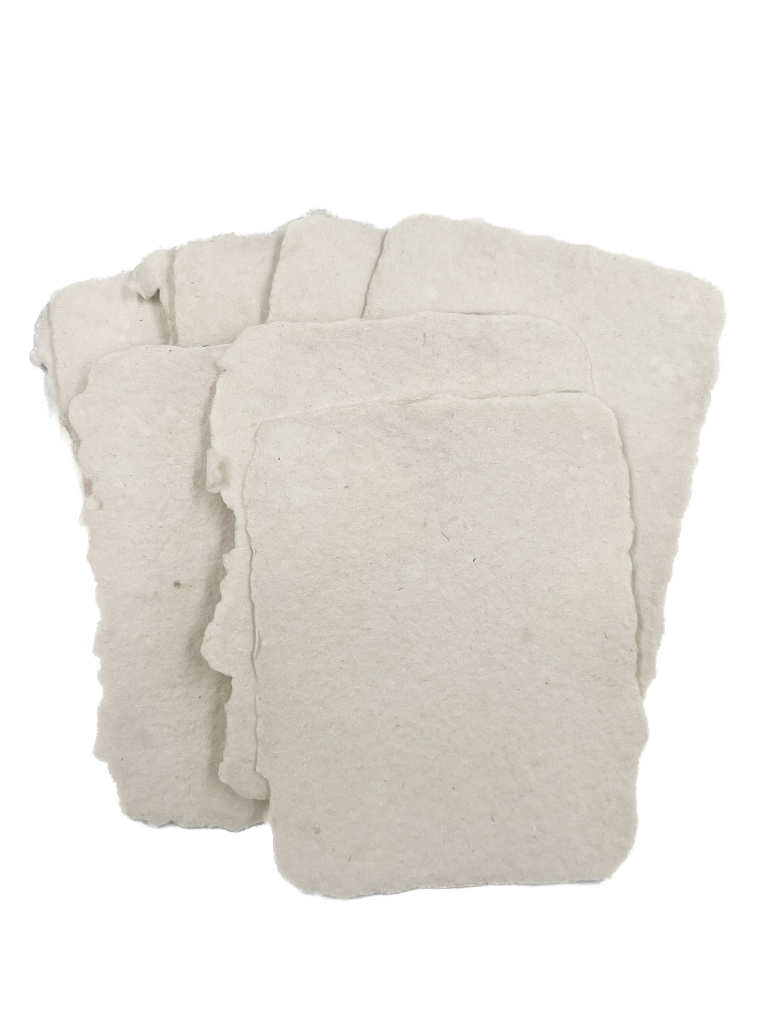 Vanilla 3.75x5.25 Handmade Paper with Custom Letterpress