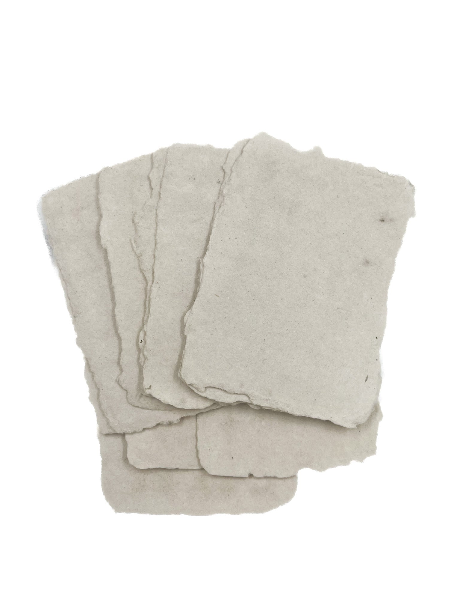 Vanilla 3.75x5.25 Handmade Paper with Custom Letterpress