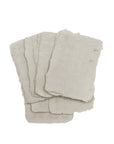 Vanilla 3.75x5.25 Handmade Paper with Custom Letterpress