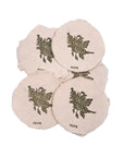 Blush 3x4 Handmade Paper with Custom Letterpress