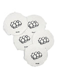 White 4x8 Handmade Paper with Custom Letterpress