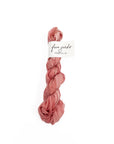 Watermelon Plant-Dyed Sari Silk Ribbon - 5 yards