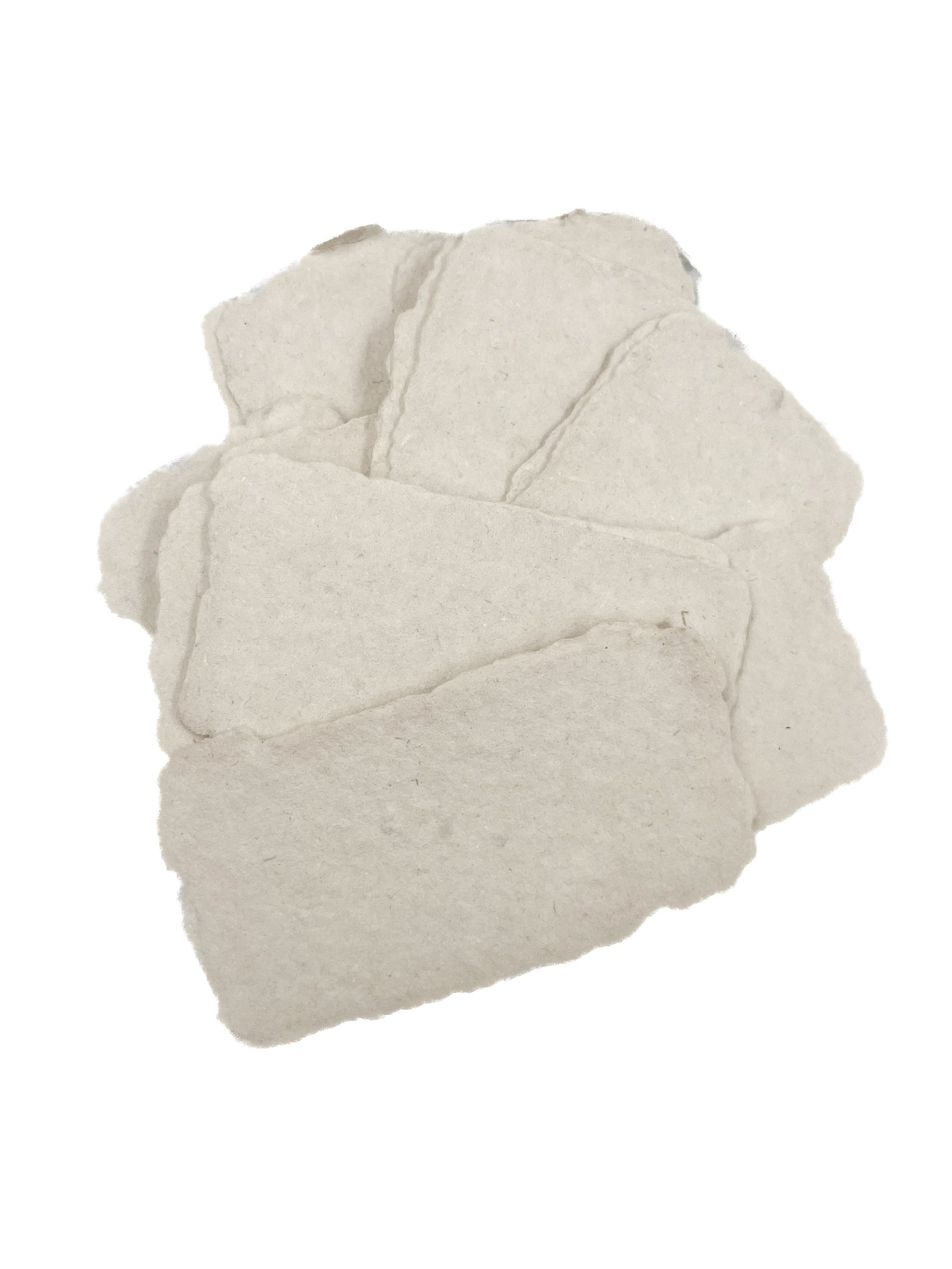 Vanilla 2x4 Handmade Paper - Pack of 20