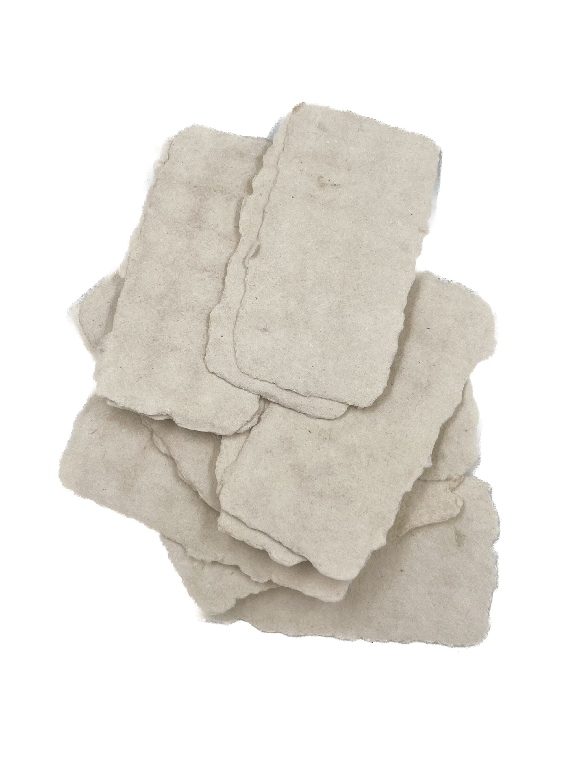 Vanilla 2x4 Handmade Paper - Pack of 20