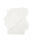 White 2x4 Handmade Paper with Custom Letterpress
