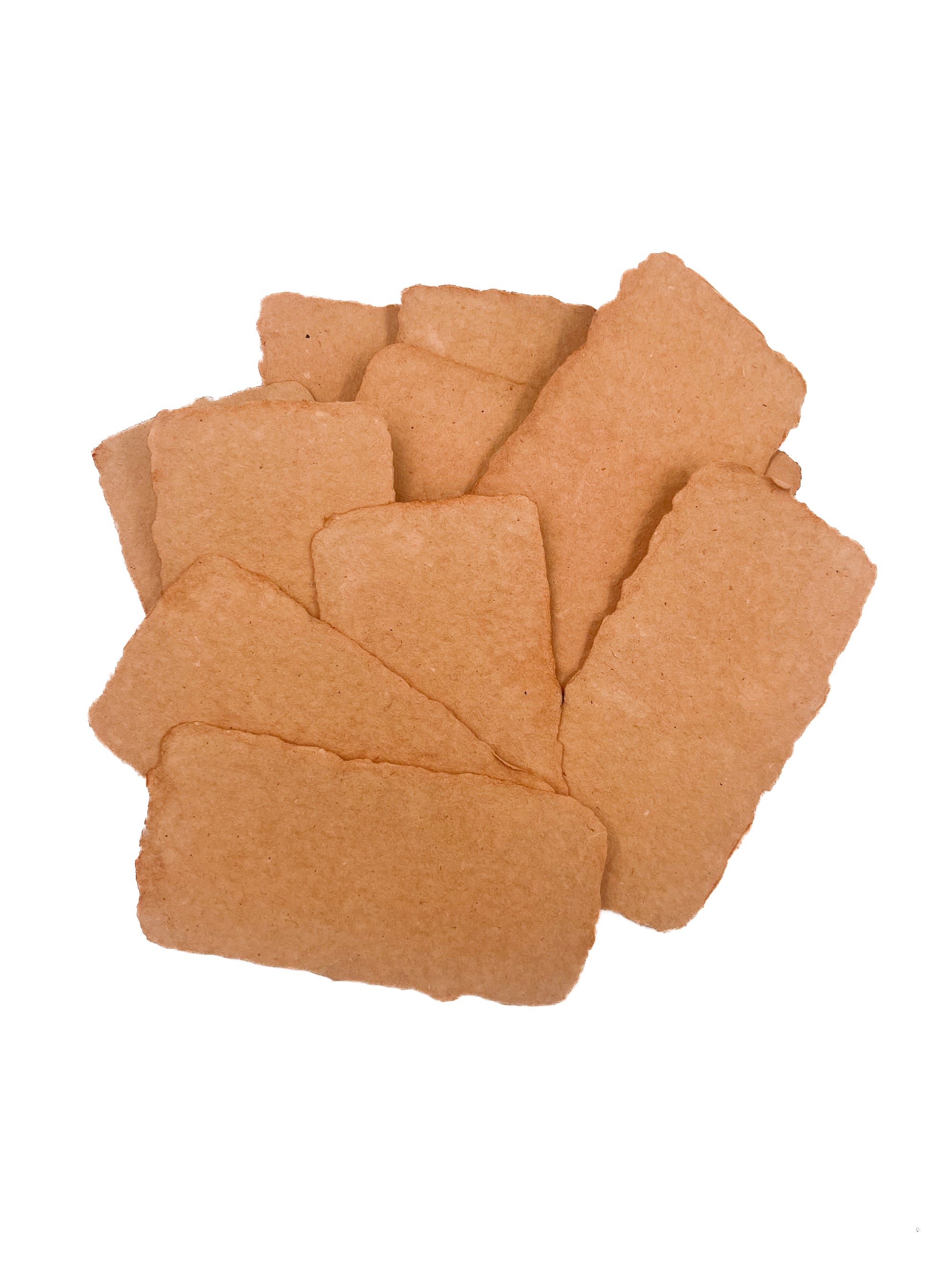 Terra Cotta 2x4 Handmade Paper - Pack of 20