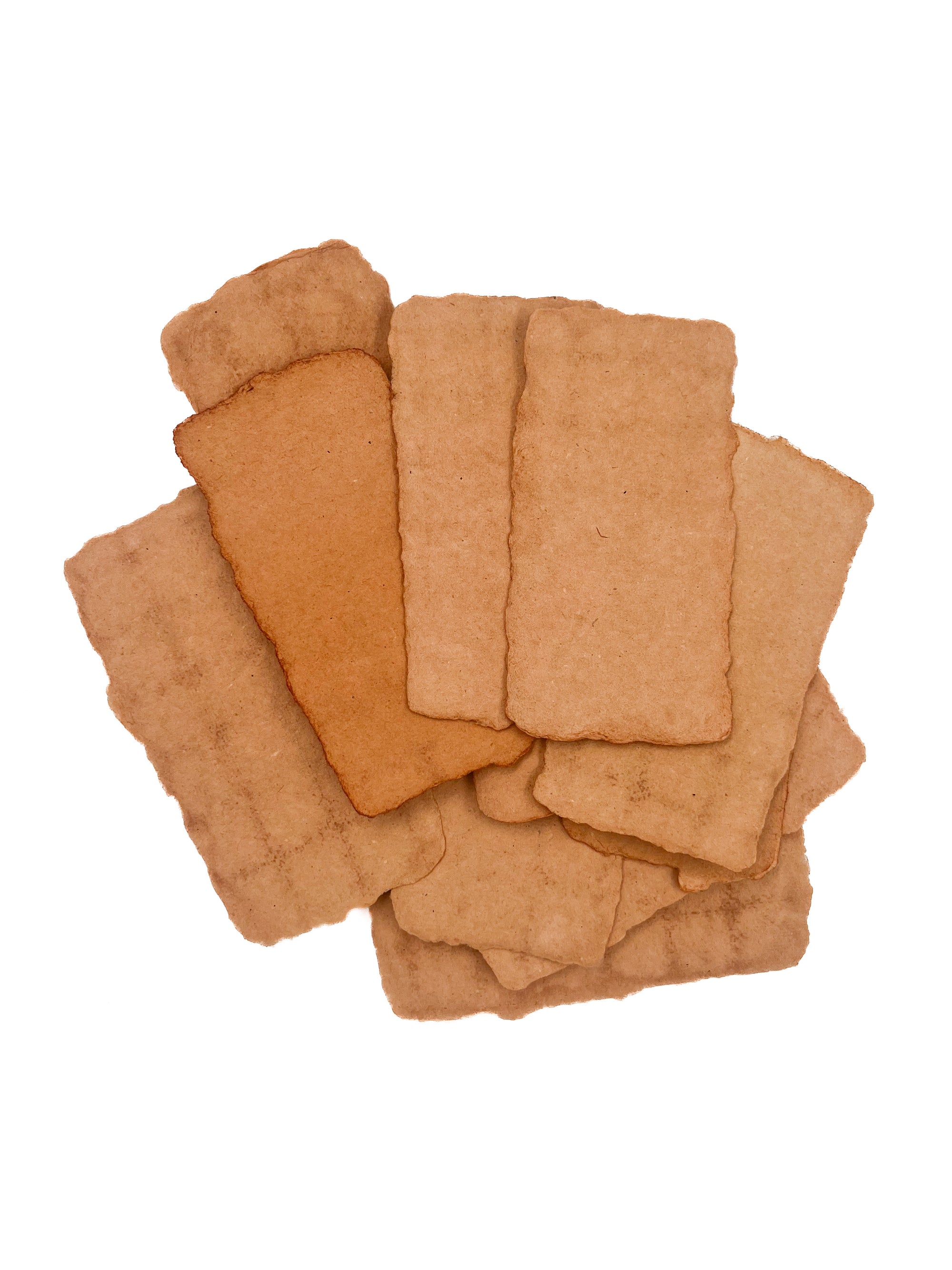 Terra Cotta 2x4 Handmade Paper - Pack of 20