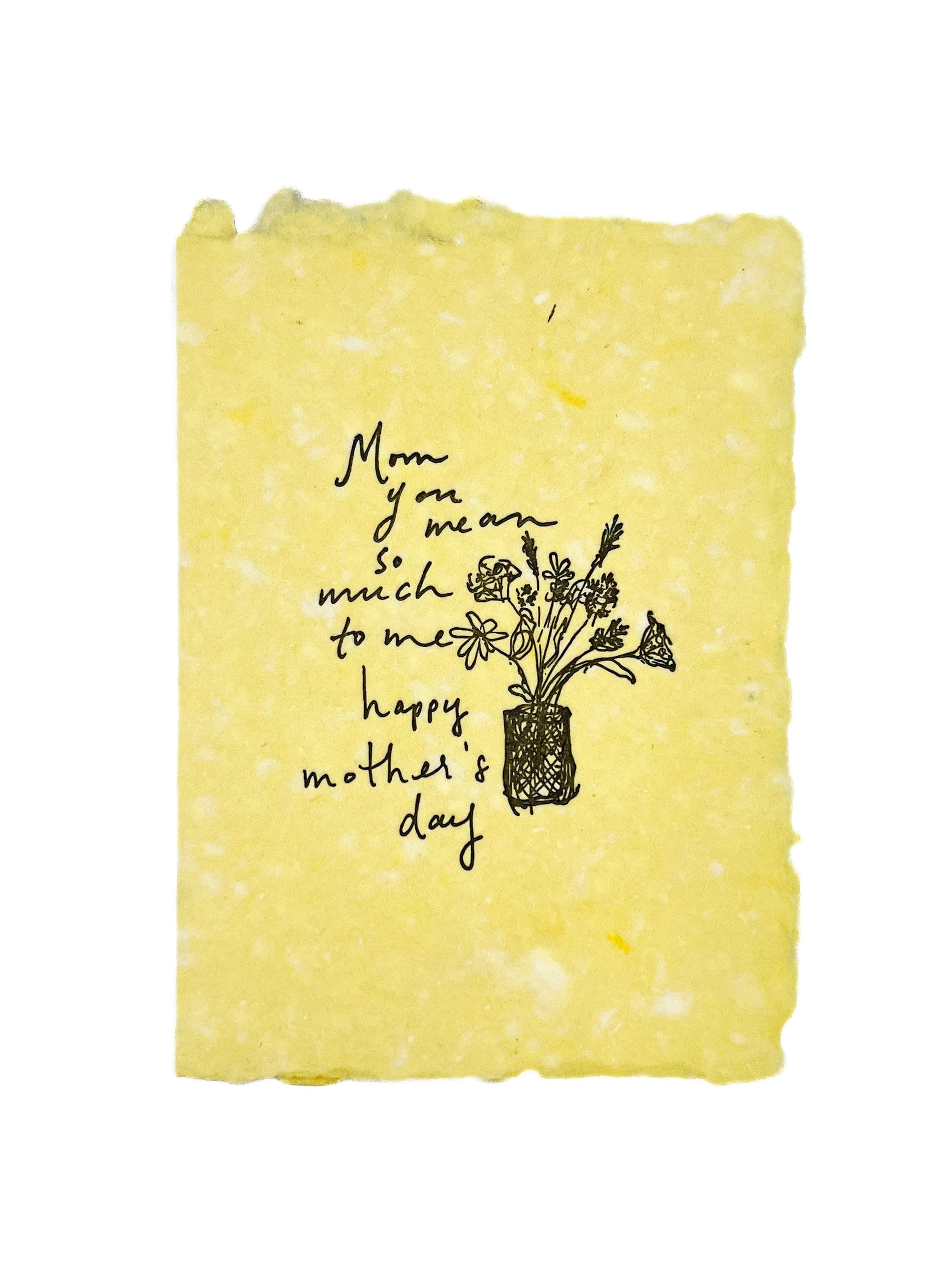 Mom you mean so much to me card
