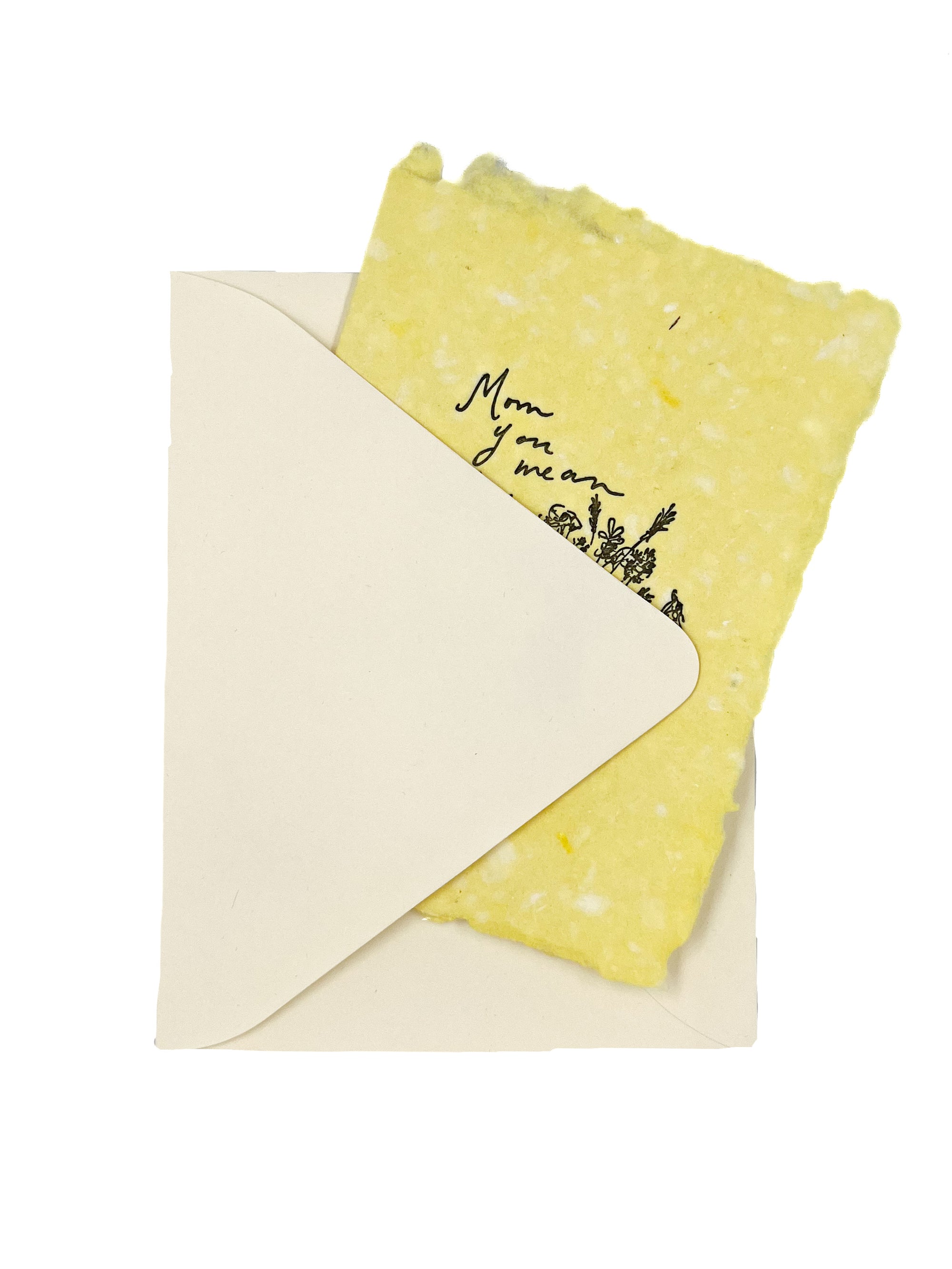 Mom you mean so much to me card