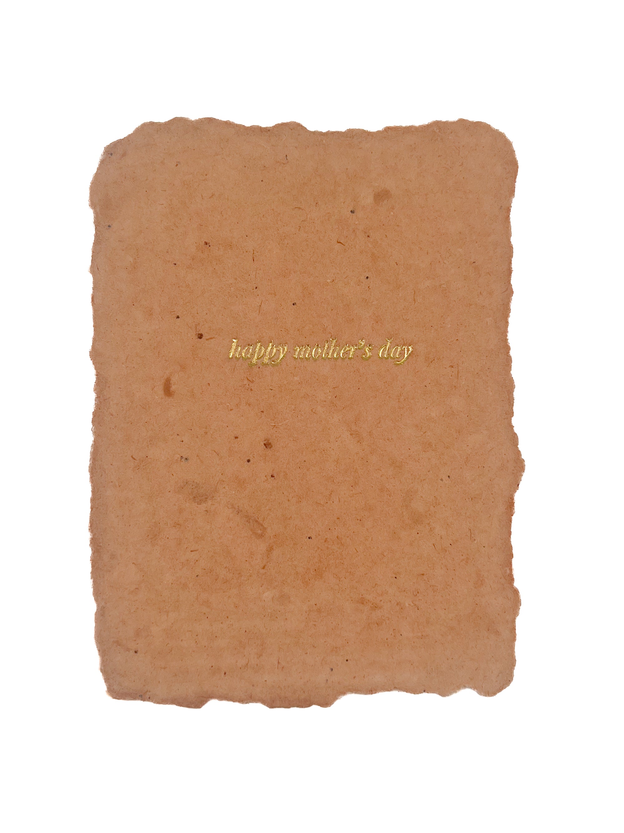 happy mother's day gold foil note card