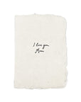 I love you, mom card