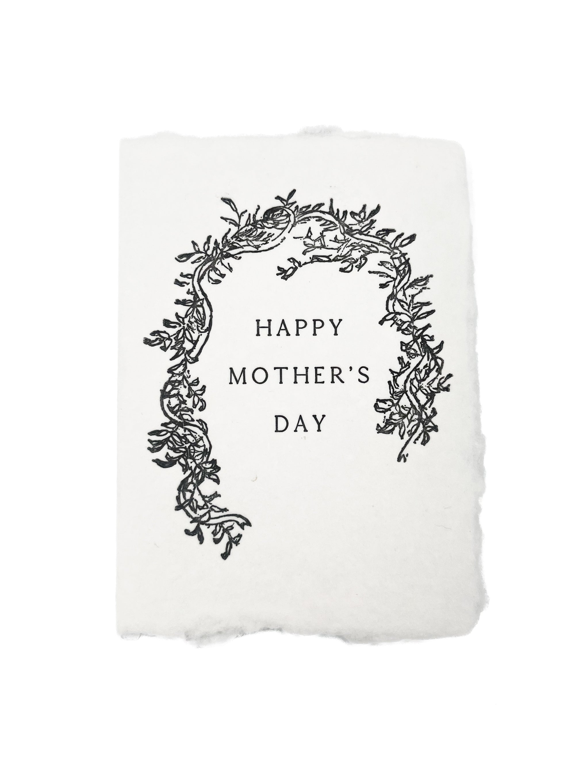happy mother’s day with wreath