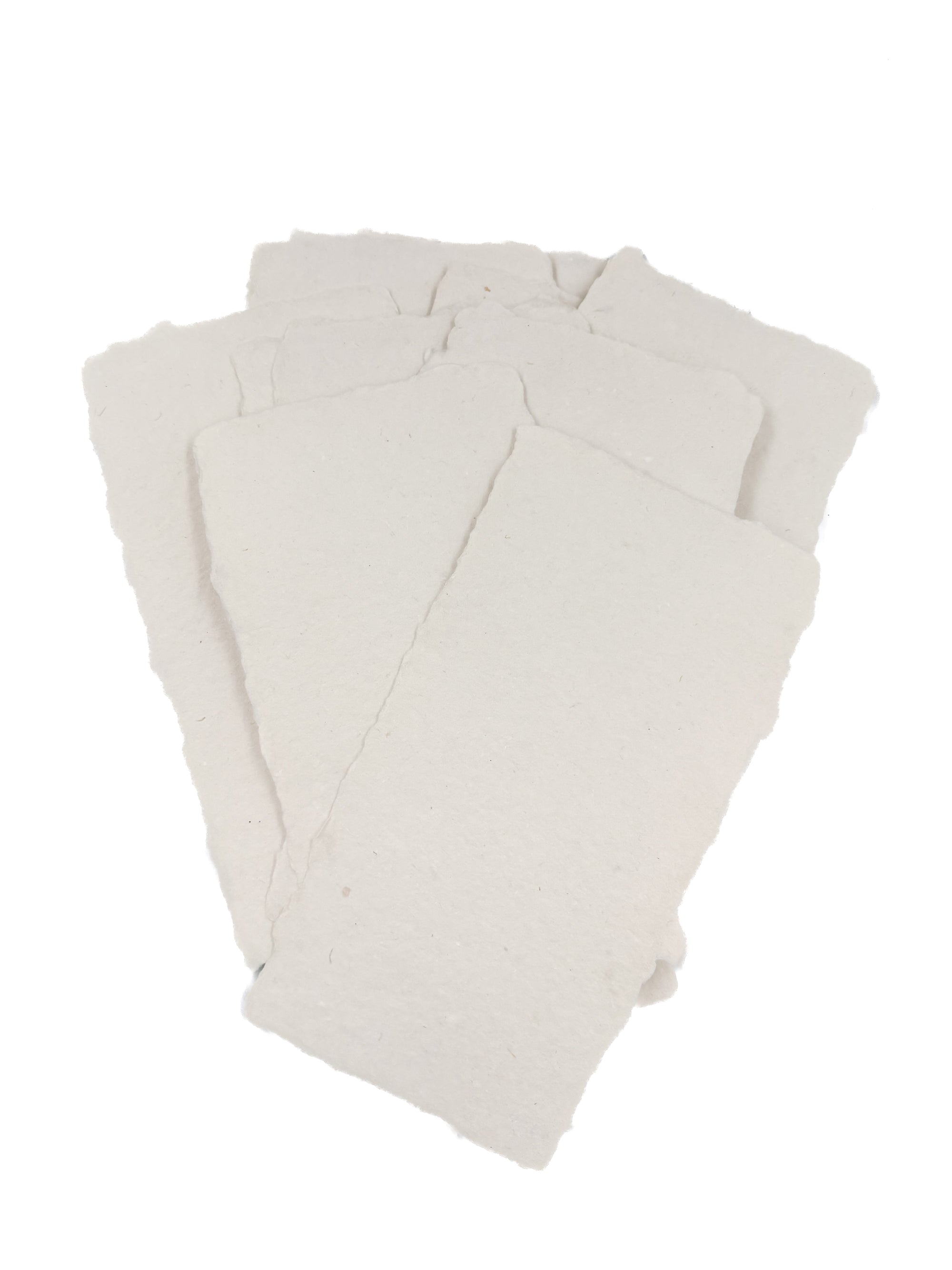 Vanilla 4x8 Handmade Paper with Custom Letterpress