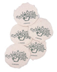 Blush 3x4 Handmade Paper with Custom Letterpress