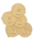 Honey 3.75x5.25 Handmade Paper with Custom Letterpress