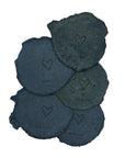Indigo A7 Handmade Paper with Custom Letterpress