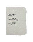 happy birthday to you card