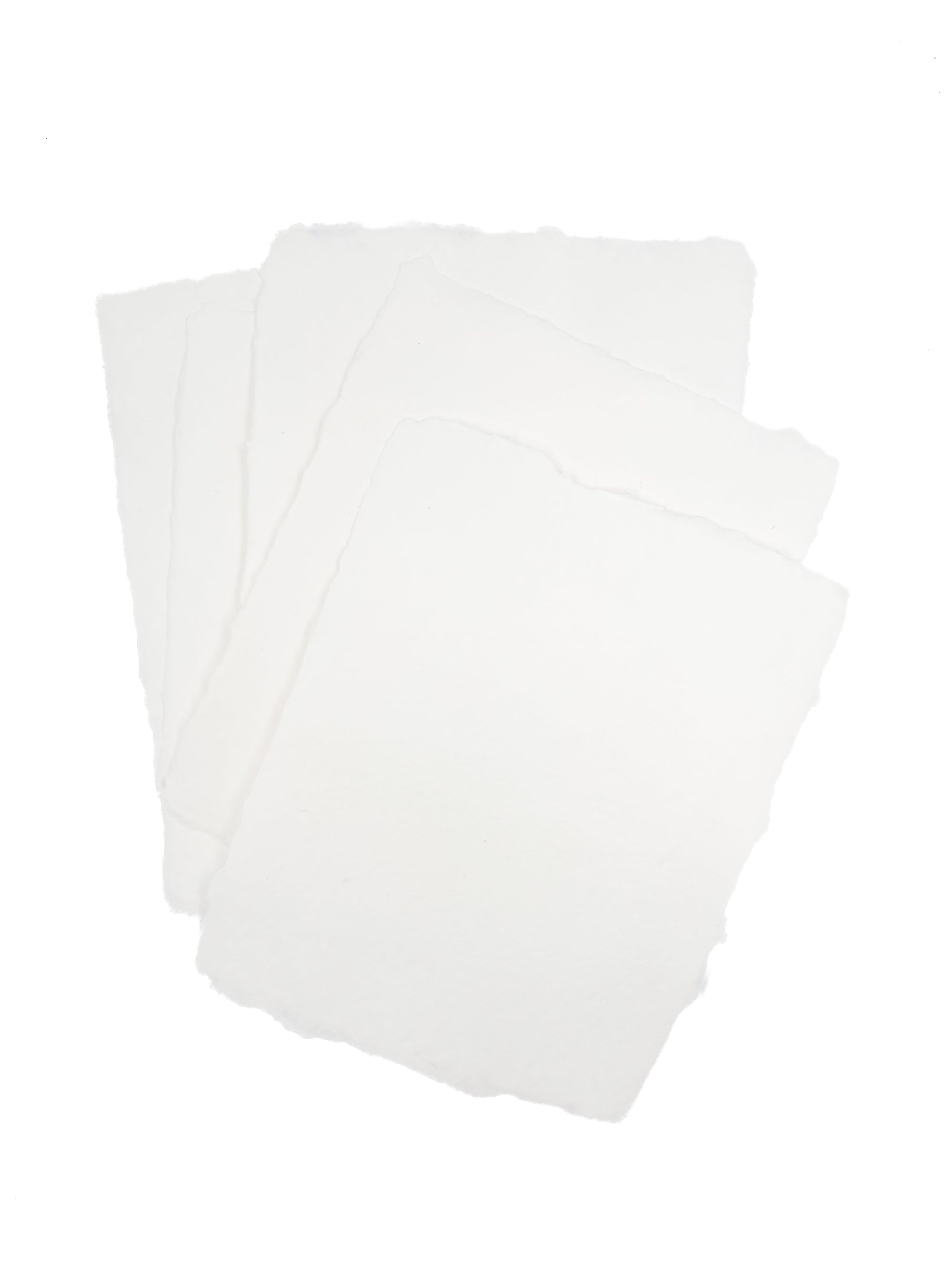 White 8x10 Handmade Paper - Pack of 5