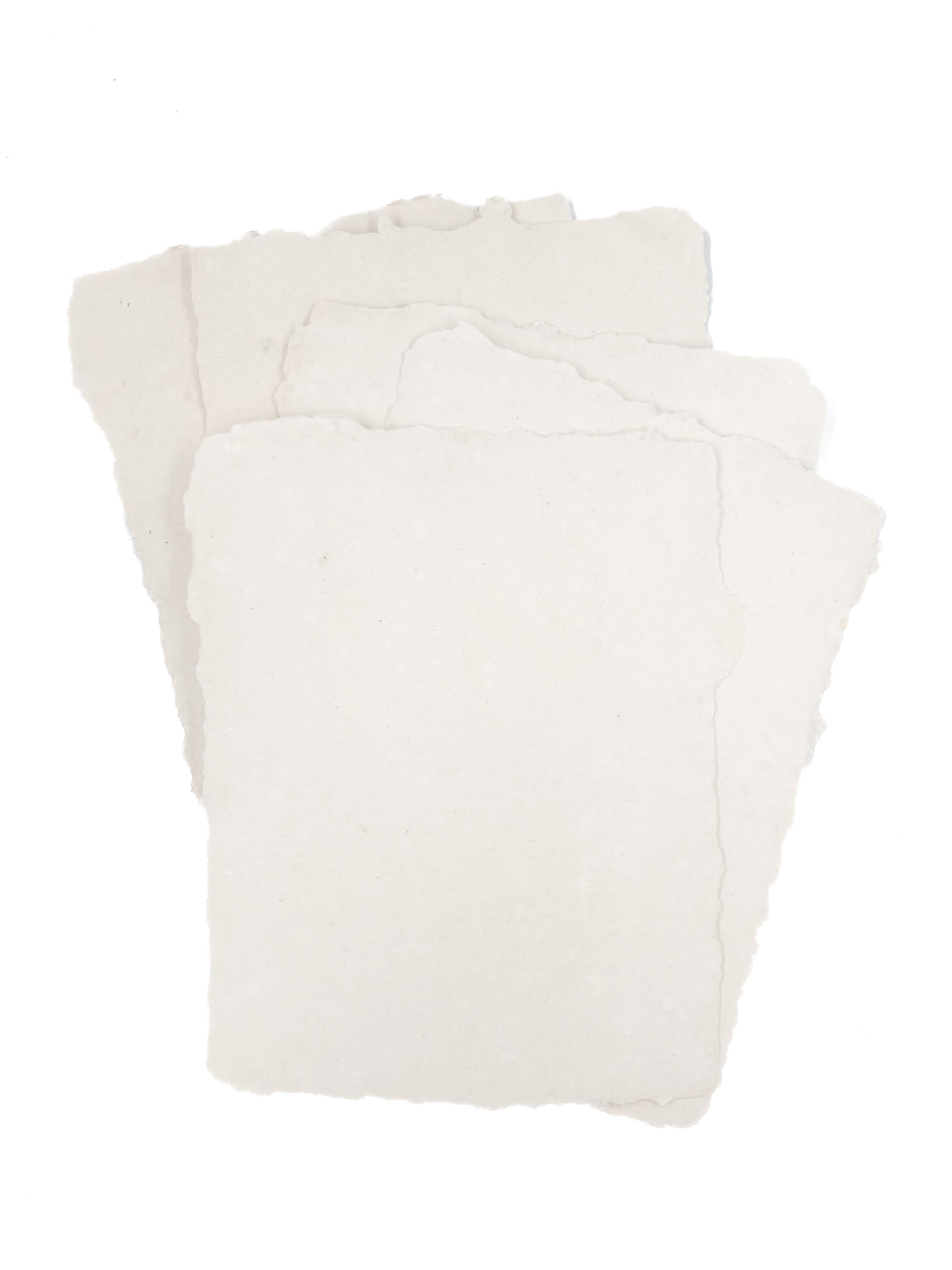 Vanilla 8x10 Handmade Paper - Pack of 5