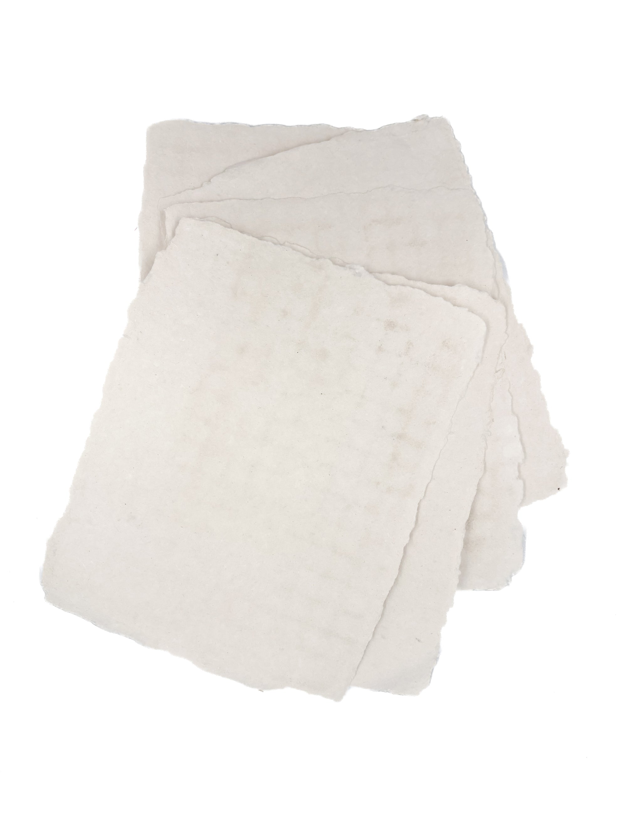 Vanilla 8x10 Handmade Paper - Pack of 5