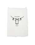 welcome baby clothesline card