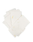 Petal 4x8 Handmade Paper with Custom Letterpress