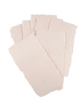 Blush 4x8 Handmade Paper with Custom Letterpress