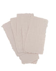 Blush 4x8 Handmade Paper with Custom Letterpress