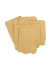 Honey 3x4 Handmade Paper with Custom Letterpress