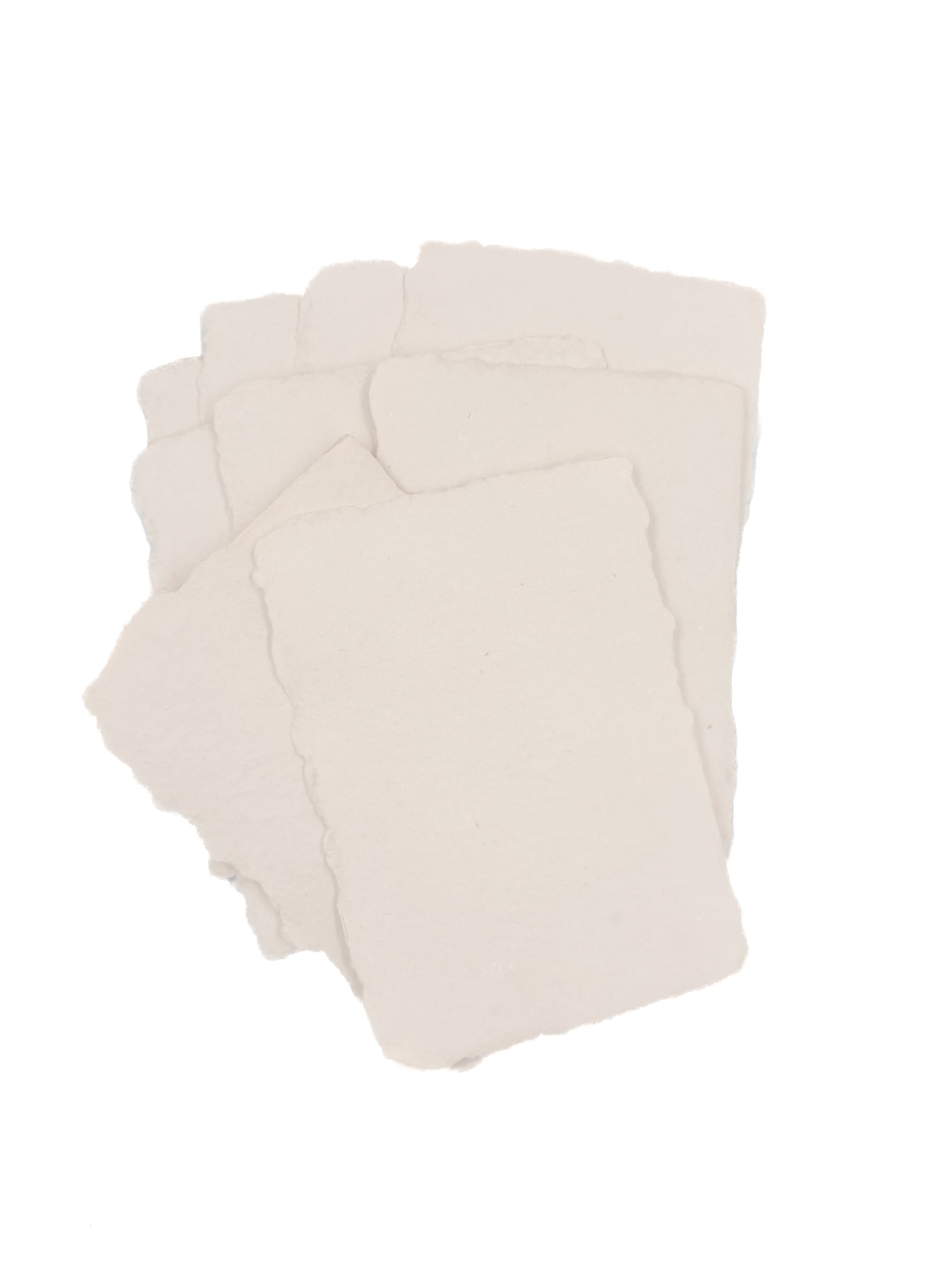 Sand A7 Handmade Paper with Custom Letterpress