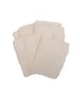 Sand 3x4 Handmade Paper with Custom Letterpress