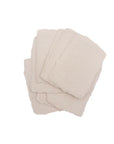 Sand 3x4 Handmade Paper with Custom Letterpress