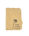 happy birthday beautiful flower card