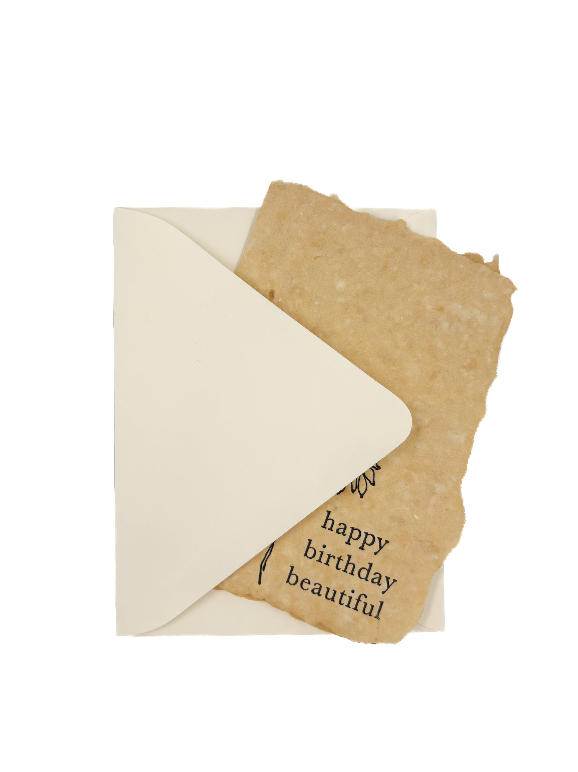 happy birthday beautiful flower card